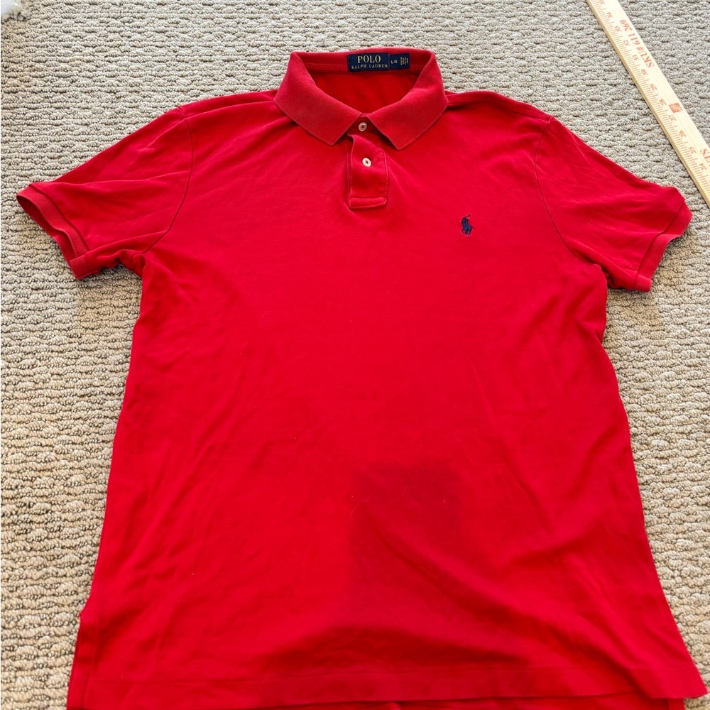 Polo by Ralph Lauren Men's Vibrant Red Polo Shirt